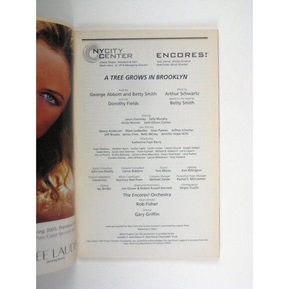 Playbill New York City Center Encores A Tree Grows In Brooklyn February 2005 - Picture 3 of 6